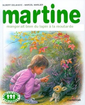 Martine mangerait bien du lapin moutarde